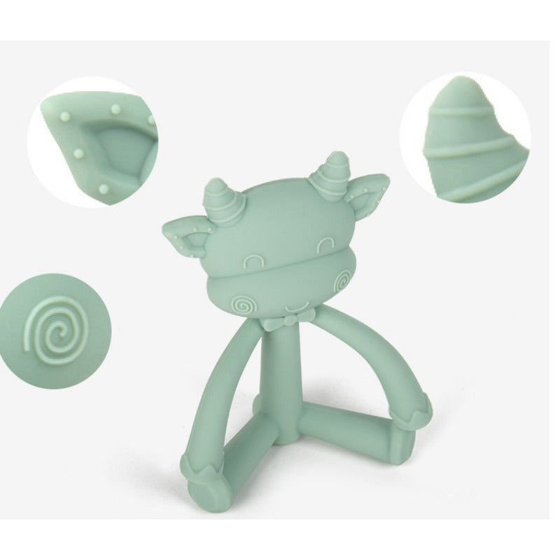 Wholesale Baby 3D Cartoon Silicone Supplies Teether